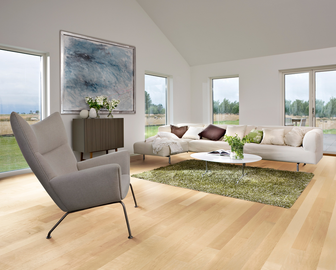 Клен Канадский Крем (Cream) Сатиновый Лак, Фаски