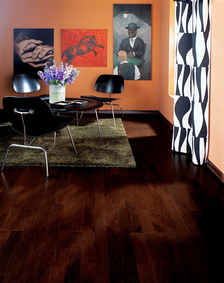 Дуб Супай (Supay) Трехполосный, Сатиновый Лак