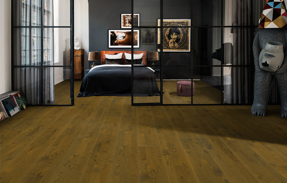 Дуб Солод (Ale), трехполосный , матовый лак