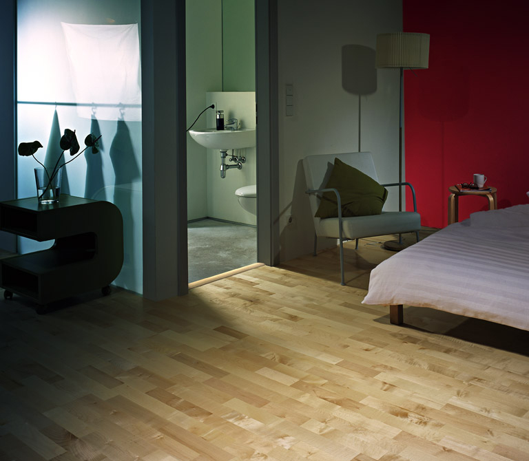 Европейский Клен Зальцбург (Salzburg) Трехполосный, Сатиновый Лак