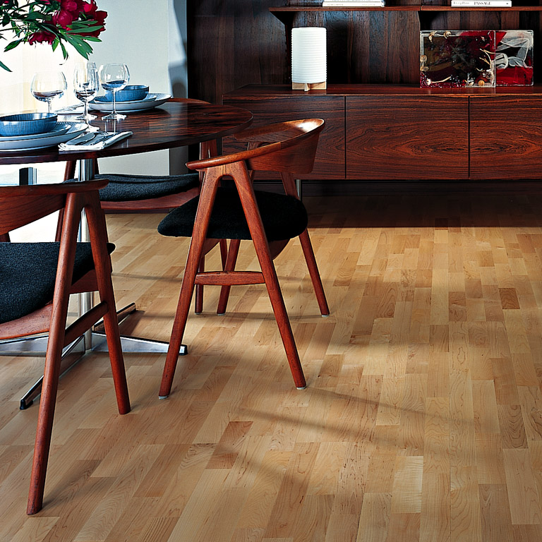 Клен Торонто (Toronto) Трехполосный, Сатиновый Лак