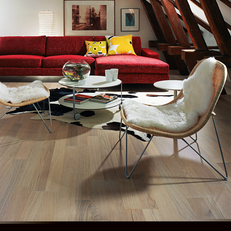  Дуб Прилив (Tide) Двухполосный, Матовый Лак Белый