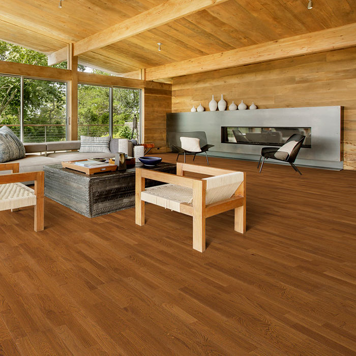 Дуб Бисби (Bisbee) Трехполосный, Сатиновый Лак