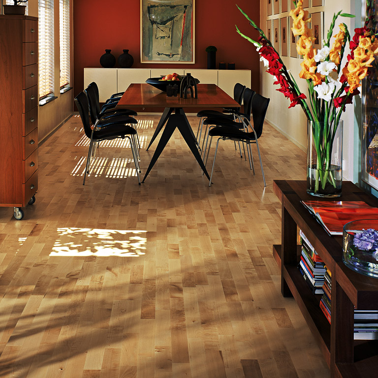 Береза Аланды (Aaland) Трехполосная, Сатиновый Лак