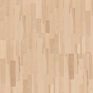 Ясень Чериале (Ceriala) Трехполосный, Матовый Лак Белый