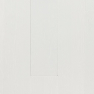 Ясень Алебастр (Alabaster) Трехполосный, Матовый Лак Белый, Фаски